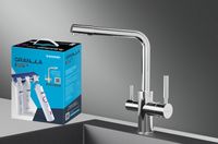Комплект кухонный смеситель Granula 2015 Хром + Фильтр Granula — фото 1, Смесители для кухни