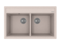 Florentina Мойка "Липси" 820, песочный FG — фото 1, Кухонные мойки