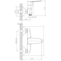 Товар: Смеситель для душа Rossinka S35-41 Хром - фото 2 Смеситель для душа Rossinka S35-41 Хром — фото 2, Смеситель для душа