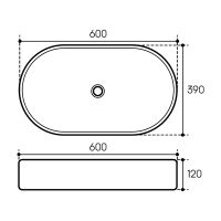 Раковина-чаша Aqueduto Espiral 60 ESP0240 Черная матовая — фото 6, Раковины накладные