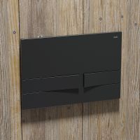 Клавиша смыва Iddis Unifix UNI06MBi77 Черная матовая — фото 3, Кнопки смыва