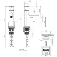 Товар: Смеситель для раковины Bossini Teo Z00701.073 Черный матовый - фото 2 Смеситель для раковины Bossini Teo Z00701.073 Черный матовый — фото 2, Смесители для раковины
