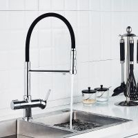 Товар: Смеситель для кухни Haiba HB76854 Хром Черный - фото 4 Смеситель для кухни Haiba HB76854 Хром Черный — фото 4, Смесители для кухни