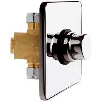 Запорный вентиль Remer Tempor TE30Q порционный Хром — фото 1, Комплектующие для туалета