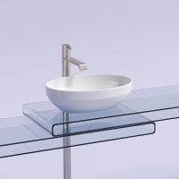 Раковина-чаша Ceramicanova Element 50 CN6056 Белая глянцевая — фото 14, Раковины накладные