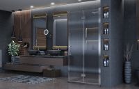 Душевой уголок Ambassador Diamond 90х90 12011109 профиль Хром стекло прозрачное — фото 12, Душевые уголки