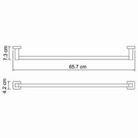 Товар: Lippe K-6530 Держатель полотенец одинарный - фото 4 Lippe K-6530 Держатель полотенец одинарный — фото 4, Прочие аксессуары и комплектующие