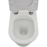 Товар: Унитаз компакт AQUAme AQM1001 без бачка с сиденьем Микролифт - фото 2 Унитаз компакт AQUAme AQM1001 без бачка с сиденьем Микролифт — фото 2, Унитазы