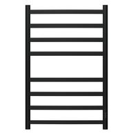 Полотенцесушитель электрический Point Антея PN17858B П8 500x800, диммер справа, черный — фото 1, Электрические полотенцесушители