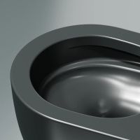 Товар: Унитаз Ceramicanova Modena Rimless CN6063MDH подвесной Темный антрацит матовый с сиденьем Микролифт - фото 8 Унитаз Ceramicanova Modena Rimless CN6063MDH подвесной Темный антрацит матовый с сиденьем Микролифт — фото 8, Подвесные унитазы