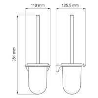 Товар: Elbe K-7227 Щетка для унитаза подвесная - фото 4 Elbe K-7227 Щетка для унитаза подвесная — фото 4, Ершики для унитаза