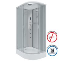 Товар: Душевая кабина Niagara Classic NG-3312-14LF (120х80х215) низкий поддон(13см),стекло матовое,3 места - фото 2 Душевая кабина Niagara Classic NG-3312-14LF (120х80х215) низкий поддон(13см),стекло матовое,3 места — фото 2, Душевые кабины