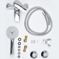 Смеситель для ванны AQUAme Prato AQMP6112 Хром — фото 2, Для душа и ванны