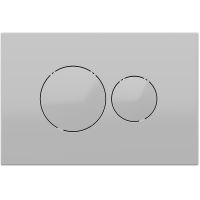 Клавиша смыва Nova NV7311 Серая матовая — фото 1, Кнопки смыва