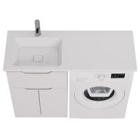 Умывальник Wing 120 L (чаша слева) — фото 3, Мини-раковины