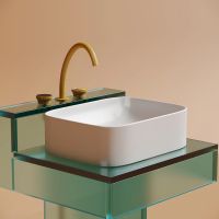 Раковина-чаша Ceramicanova Element 51 CN6052MW Белая матовая — фото 3, Раковины накладные