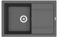 Florentina Мойка "Липси" 760, черный FG — фото 1, Кухонные мойки
