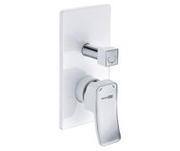 Aller 10641WHITE Смеситель для ванны и душа — фото 1, Смеситель для ванны