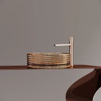 Раковина-чаша Ceramicanova Cristal 36 CN6058 Бежевая — фото 19, Раковины накладные