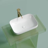 Раковина-чаша Ceramicanova Element 50 CN6055MW Белая матовая — фото 19, Раковины накладные