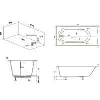 Товар: Ванна из искусственного камня Good Door Афина 170х75 ВА00020 без гидромассажа - фото 3 Ванна из искусственного камня Good Door Афина 170х75 ВА00020 без гидромассажа — фото 3, Ванны