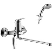 Смеситель для ванны Rossinka Y35-32 универсальный Хром — фото 1, Для душа и ванны