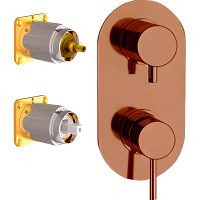 Смеситель для душа Remer X-Style X93KBRL Медь — фото 1, Смеситель для душа