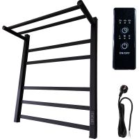 Электрический полотенцесушитель Маргроид Вид 81-10 профильный 600x500 8110-6050-1083-9005R правый с  — фото 1, Электрические полотенцесушители