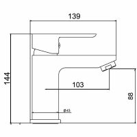 Товар: Смеситель для раковины Laparet Simona N3018502LPT Хром - фото 6 Смеситель для раковины Laparet Simona N3018502LPT Хром — фото 6, Смесители для раковины