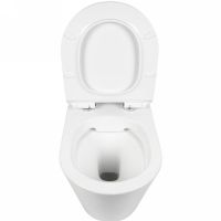 Товар: Унитаз Bond F03-10 подвесной Белый с сиденьем Микролифт - фото 10 Унитаз Bond F03-10 подвесной Белый с сиденьем Микролифт — фото 10, Подвесные унитазы