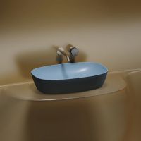 Раковина-чаша Ceramicanova Element 60 CN6049ML Голубая матовая — фото 24, Раковины накладные