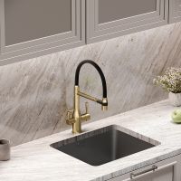 Товар: Смеситель для кухни Sancos Garda SC4009BG Золото брашированное Черный - фото 2 Смеситель для кухни Sancos Garda SC4009BG Золото брашированное Черный — фото 2, Смесители для кухни