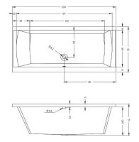 Товар: Акриловая ванна Riho Julia 170x75 B011001005 (BA5300500000000) без гидромассажа - фото 3 Акриловая ванна Riho Julia 170x75 B011001005 (BA5300500000000) без гидромассажа — фото 3, Ванны