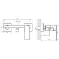 Товар: Гигиенический душ со смесителем Haiba HB5517-5 Золото матовое - фото 2 Гигиенический душ со смесителем Haiba HB5517-5 Золото матовое — фото 2, Гигиенические души