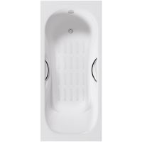 Чугунная ванна Delice Malibu 150x75 DLR230607R-AS с отверстиями под ручки с антискользящим покрытием — фото 1, Чугунные ванны