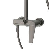 Душевая стойка со смесителем и изливом CEZARES LINER-CVD-GM — фото 4, Душевые системы