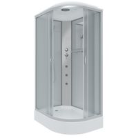 Душевая кабина Niagara Classic NG-3312-14LG (120х80х215) низкий поддон(13см),стекло матовое,3 места — фото 1, Душевые кабины