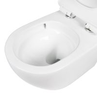 Товар: Унитаз Bond Oval F12-10 подвесной с сиденьем Микролифт - фото 2 Унитаз Bond Oval F12-10 подвесной с сиденьем Микролифт — фото 2, Подвесные унитазы