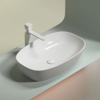 Раковина-чаша Ceramicanova Element 60 CN6049 Белая глянцевая — фото 3, Раковины