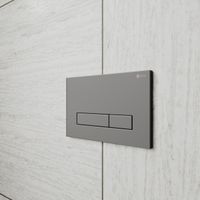 Клавиша смыва Point Меркурий PN44831GM для инсталляции, графит — фото 1, Кнопки смыва