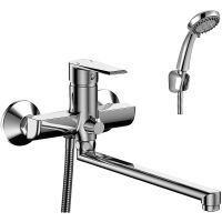 Смеситель для ванны Rossinka RS28-33 универсальный Хром — фото 1, Смеситель для ванны