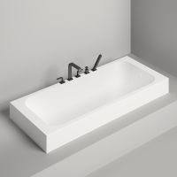 Ванна из искусственного камня Salini Orlanda 170х70 102011M Белая матовая — фото 11, Ванны из искусственного камня