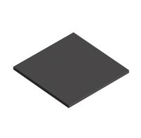 Вставка для подвесной металлической полки CEZARES CADRO-30/30-MENS-NERO — фото 1, Комплектующие для туалета