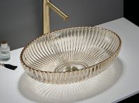 Раковина-чаша CeramaLux 51 GL49-CP Шампань — фото 3, Раковины накладные