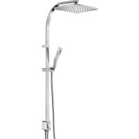 Душевая система E.C.A. Tiera 102158012EX Хром — фото 1, Душевые стойки