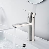 Смеситель для раковины Accoona H205 A96205 Нержавеющая сталь — фото 6, Смесители для раковины