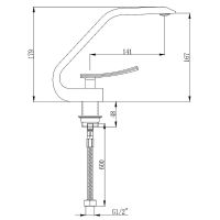 Смеситель для раковины Boch Mann Hoe B BM9633 Черный матовый — фото 3, Смесители для раковины