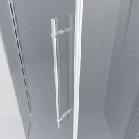 Товар: Душевой уголок Ambassador Ritz 100х100 112011103 профиль Хром стекло прозрачное - фото 8 Душевой уголок Ambassador Ritz 100х100 112011103 профиль Хром стекло прозрачное — фото 8, Душевые уголки