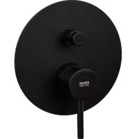 Смеситель для душа Remer X-Style X09LNO Черный матовый — фото 1, Смеситель для душа