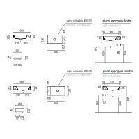 Товар: Раковина GSI Nubes 50 9637111 Белая - фото 2 Раковина GSI Nubes 50 9637111 Белая — фото 2, Раковины